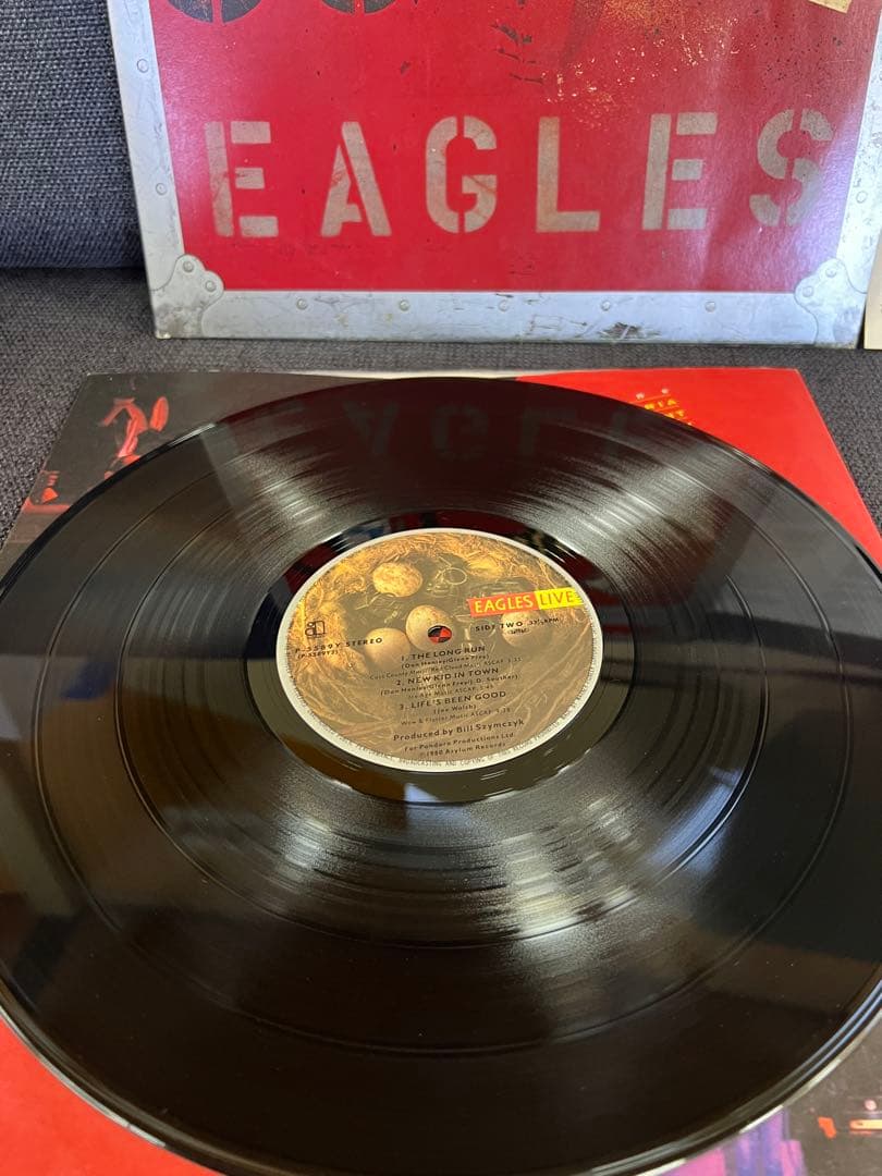 Eagles Live 2枚組LP 洋楽　ポスター付き 美盤　1980年