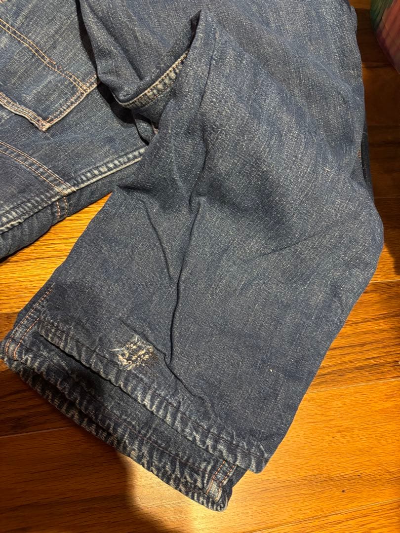 60’S デニム　ランチパンツ　ヴィンテージ　裏ネル　WALDESジッパー