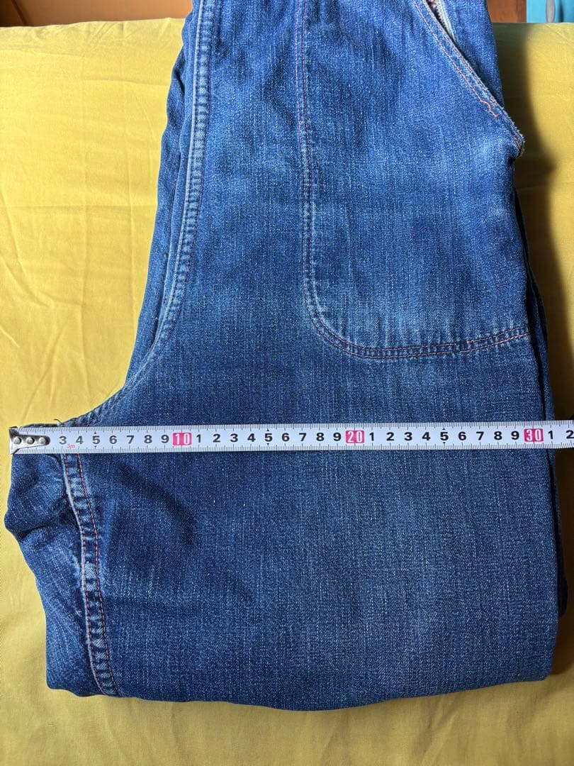 60’S デニム　ランチパンツ　ヴィンテージ　裏ネル　WALDESジッパー