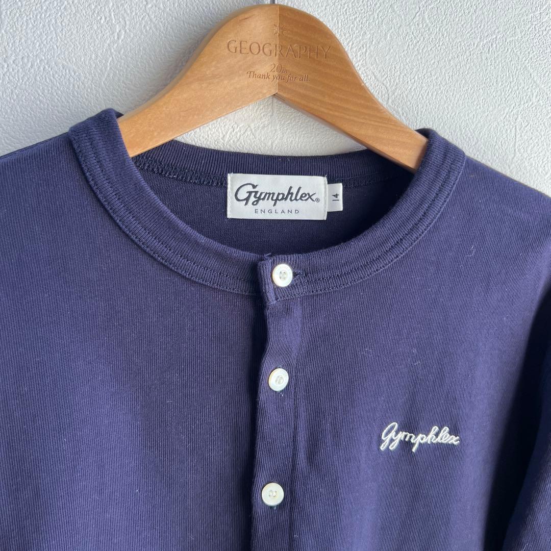 Gymphlex | ジムフレックス　コットン 長袖　カーディガン　綿100 紺