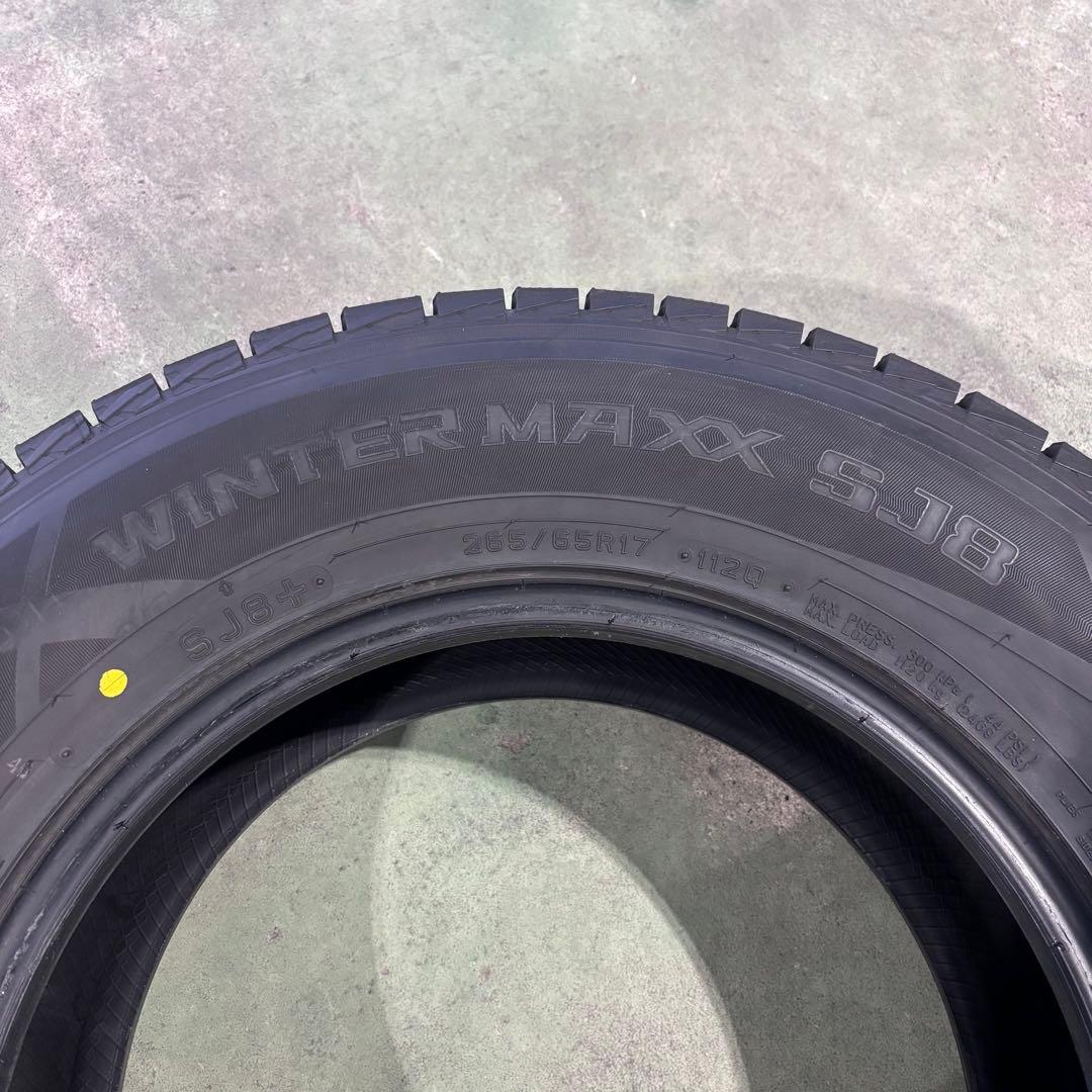 スタッドレス ダンロップ WINTER MAXX SJ8 265/65R17