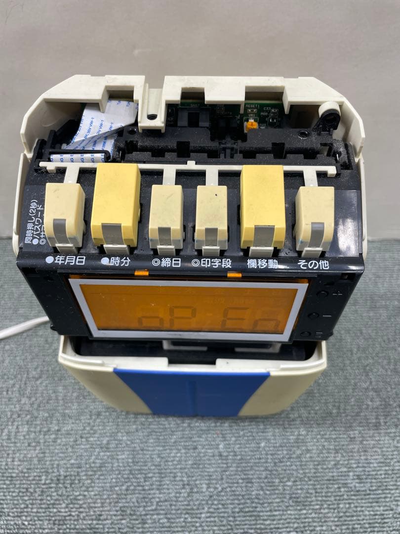 動作OK⭐︎アマノタイムレコーダー　CRX-200 ブルー タイムカード