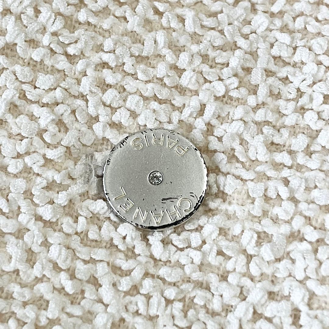 ★美品★シャネル　ツイードジャケット　総柄　シルク　ココマーク　カメリア　ロゴ