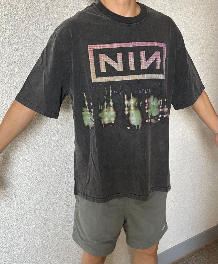 ⭐︎専用⭐︎Saint NIN ロゴ Tシャツ　ナインインチネイルズ　バンドT