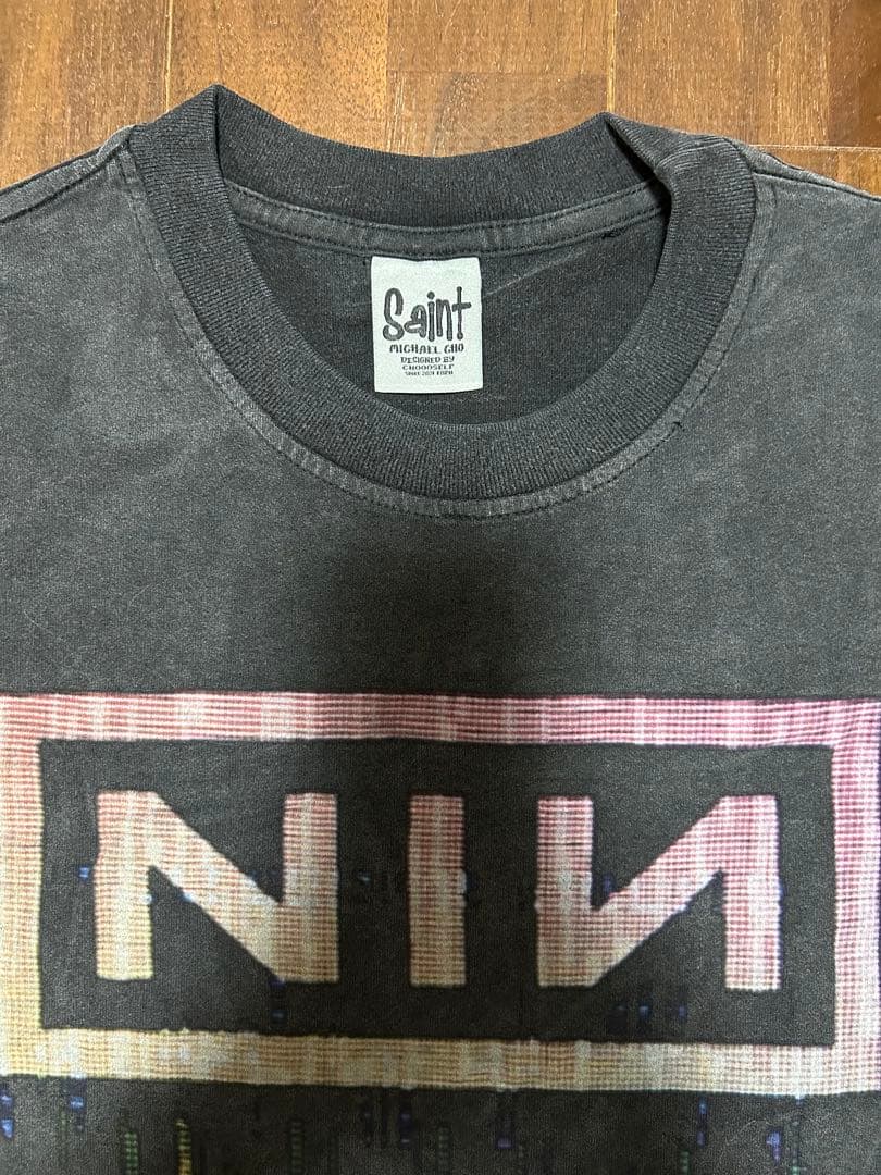 ⭐︎専用⭐︎Saint NIN ロゴ Tシャツ　ナインインチネイルズ　バンドT