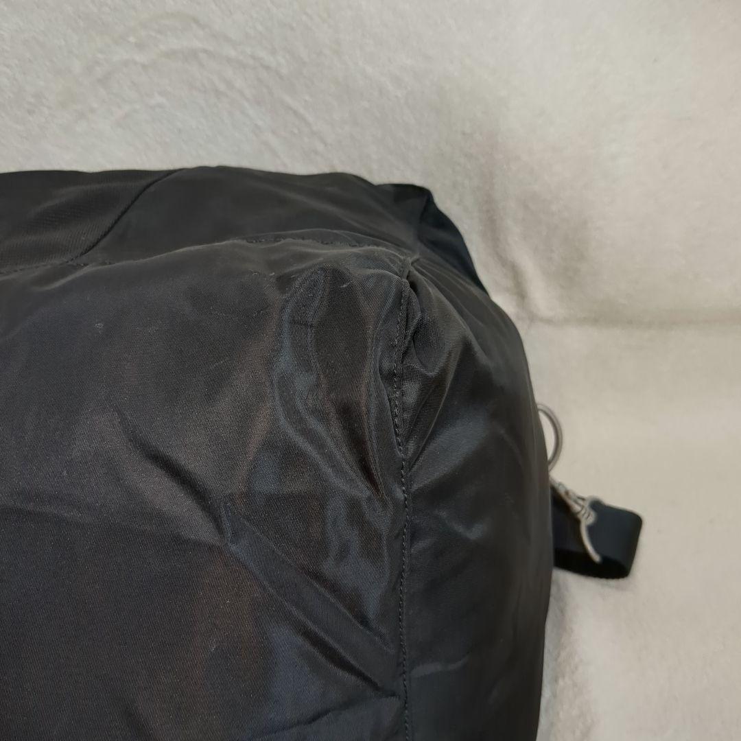 Maki PRADA ボストンバッグ 2way ブラック 三角ロゴ