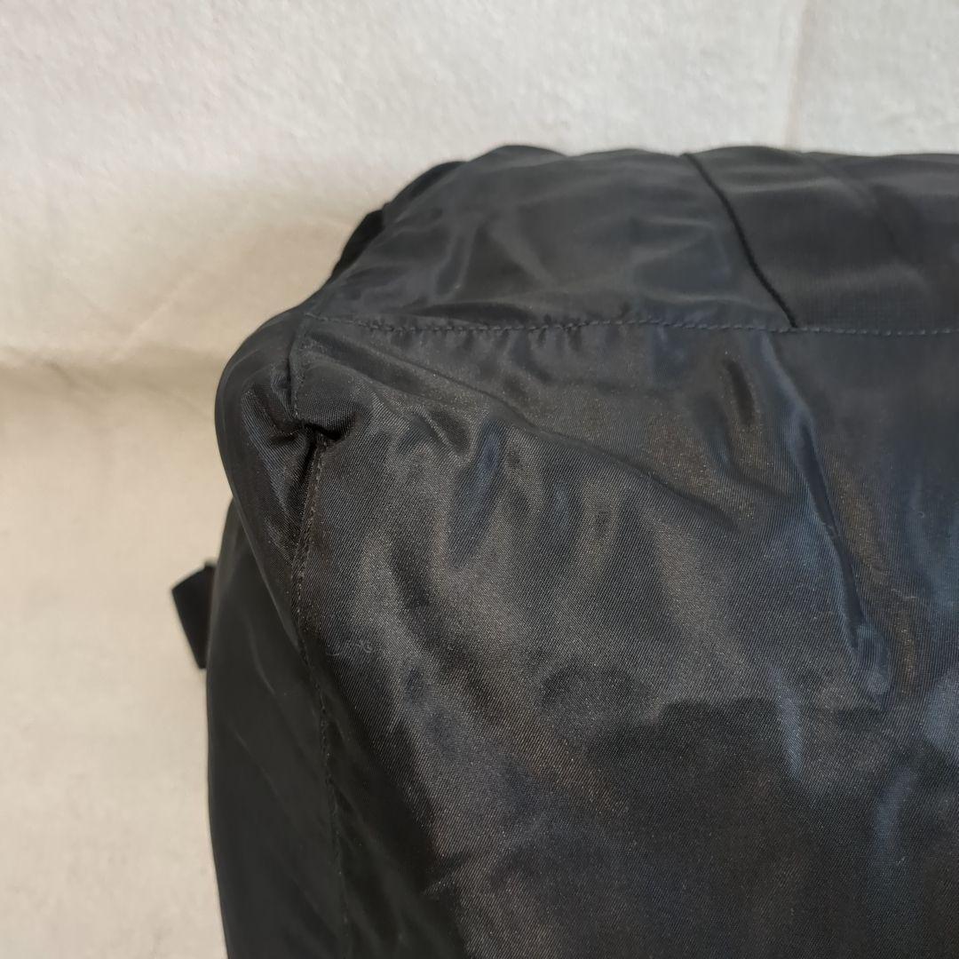 Maki PRADA ボストンバッグ 2way ブラック 三角ロゴ