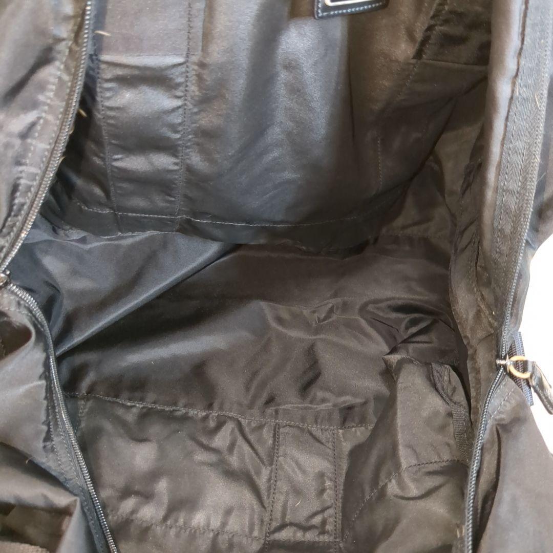 Maki PRADA ボストンバッグ 2way ブラック 三角ロゴ