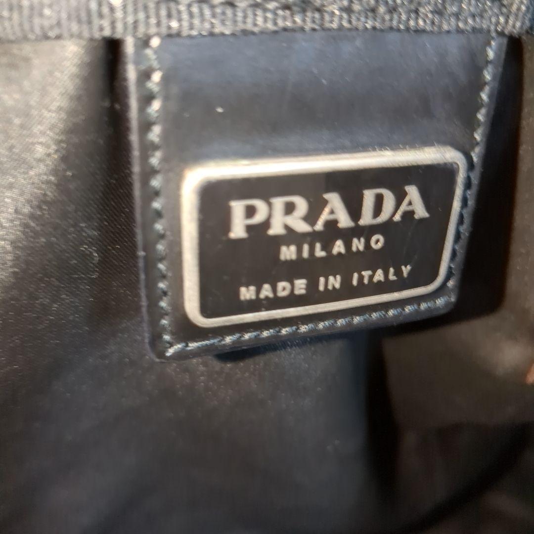 Maki PRADA ボストンバッグ 2way ブラック 三角ロゴ