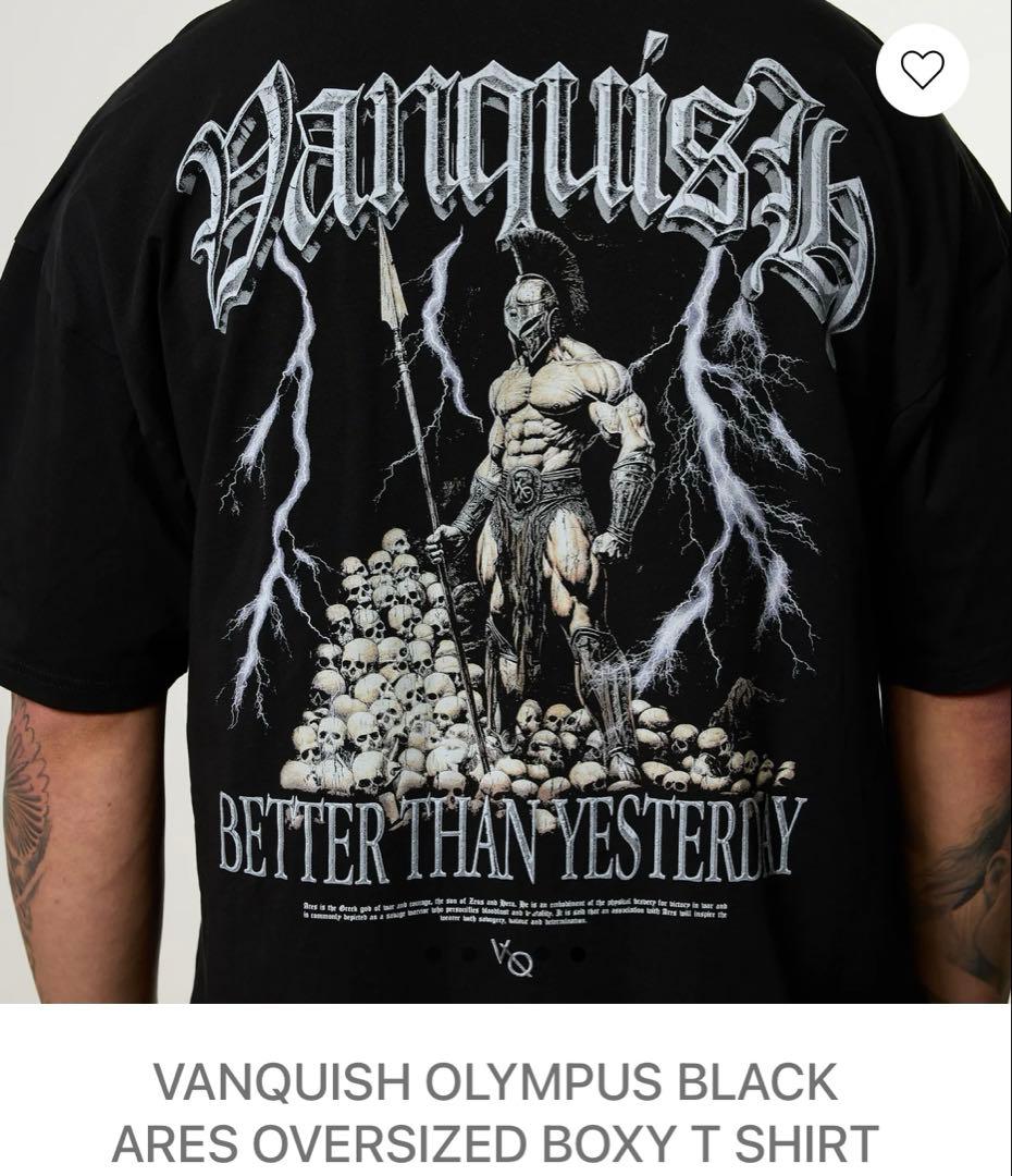 【新品未開封】Vanquish Fitness Black Ares Tシャツ