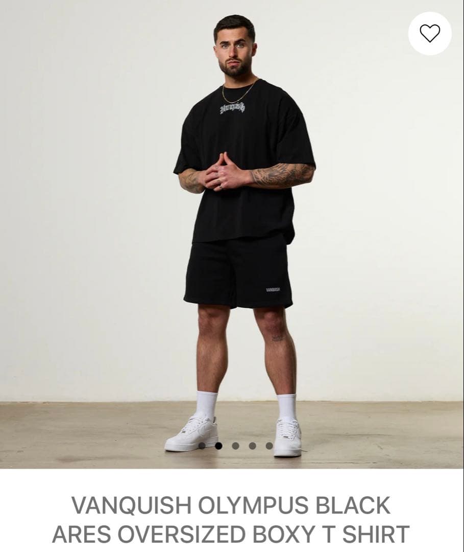 【新品未開封】Vanquish Fitness Black Ares Tシャツ
