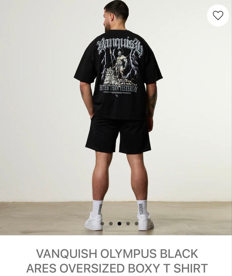 【新品未開封】Vanquish Fitness Black Ares Tシャツ