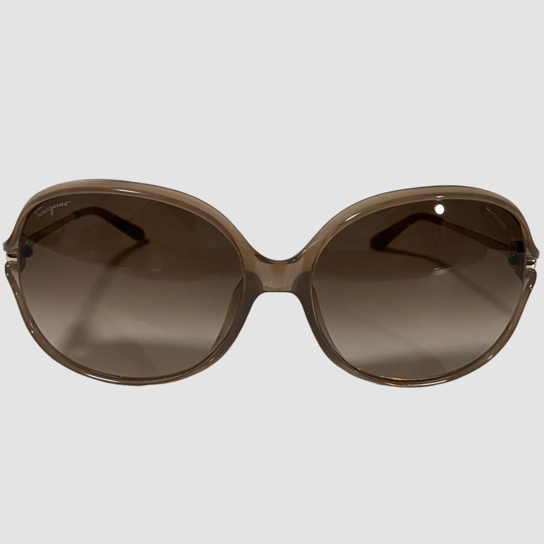 超美品　Ferragamo フェラガモ　サングラス　ガンチーニ　度なし