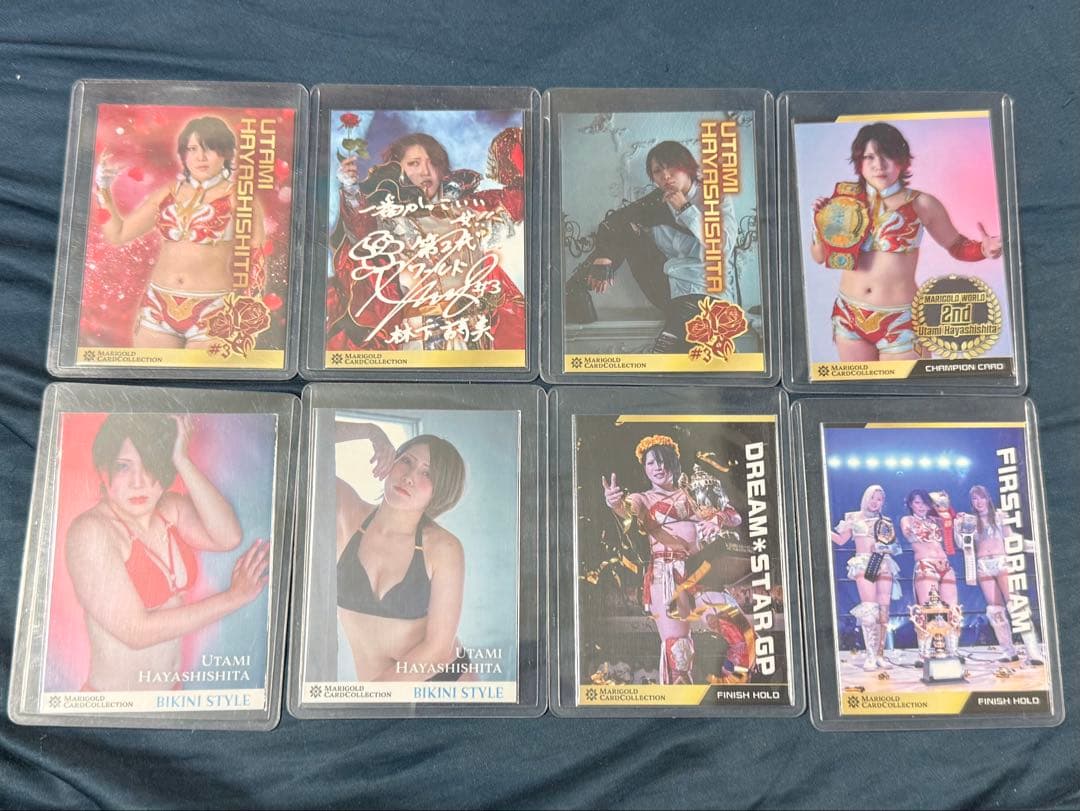 女子プロレス　マリーゴールド　プロレスカード　林下詩美　トレカ　8種セット