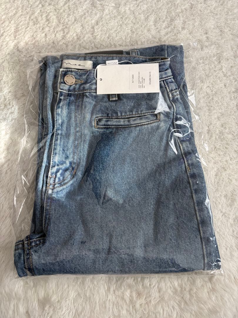 新品 na.e Straight Pocket Jeans Ｓロング丈