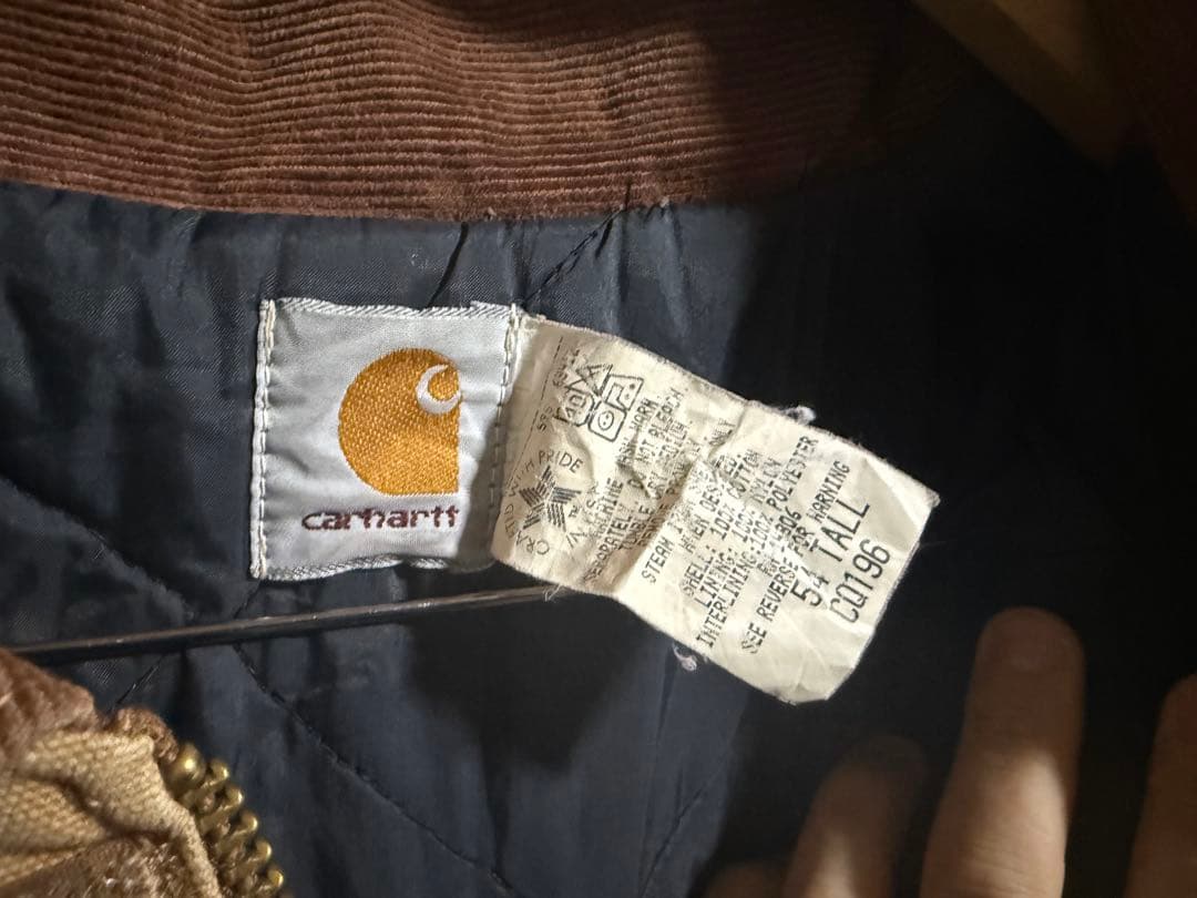 古*！様 Carhartt カーハート　トラディショナルコート古着 　ブラウン