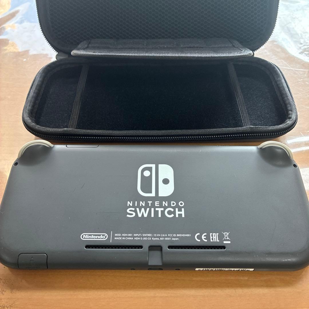 Nintendo Switch Lite グレー ケース付き