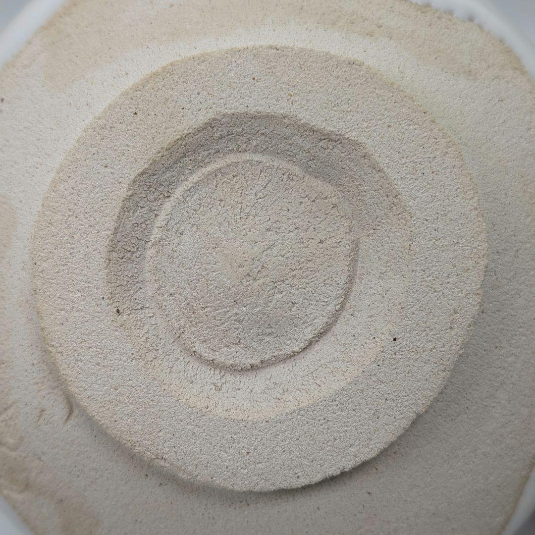日展作家 田畑陽右 白峰釉茶盌 共箱栞 美濃焼 抹茶碗 抹茶茶碗 茶道具 茶器