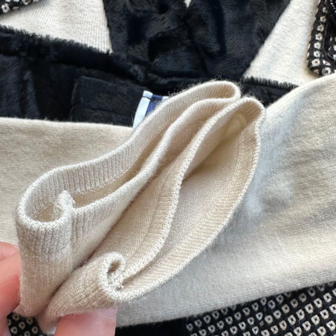 TRICOT CHIC トリコットシック ウエスト切り替えデザインワンピース