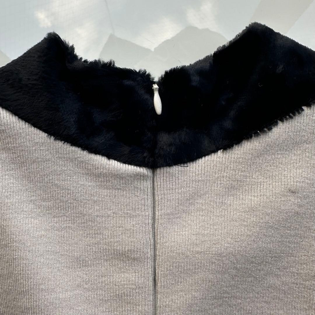 TRICOT CHIC トリコットシック ウエスト切り替えデザインワンピース