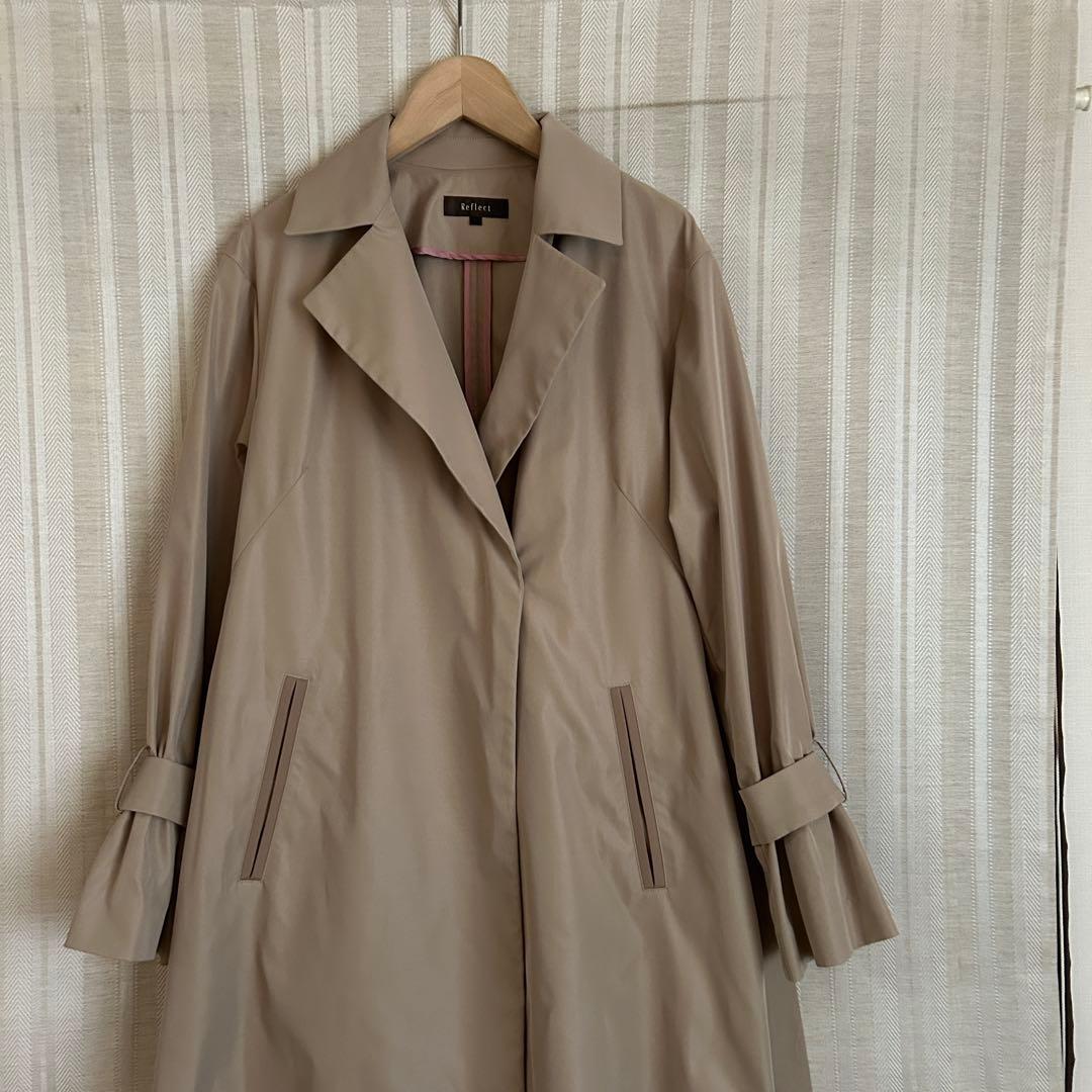 美品！reflect ウォッシャブル　トレンチコート11号