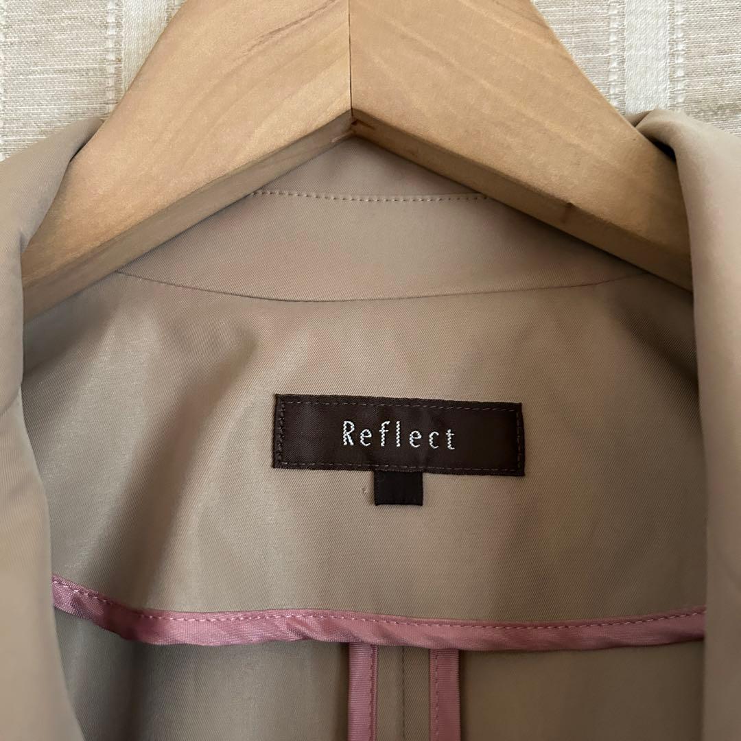 美品！reflect ウォッシャブル　トレンチコート11号