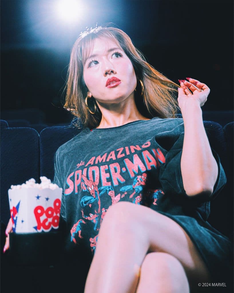 LYFT スパイダーマン Tシャツ Lサイズ グレー