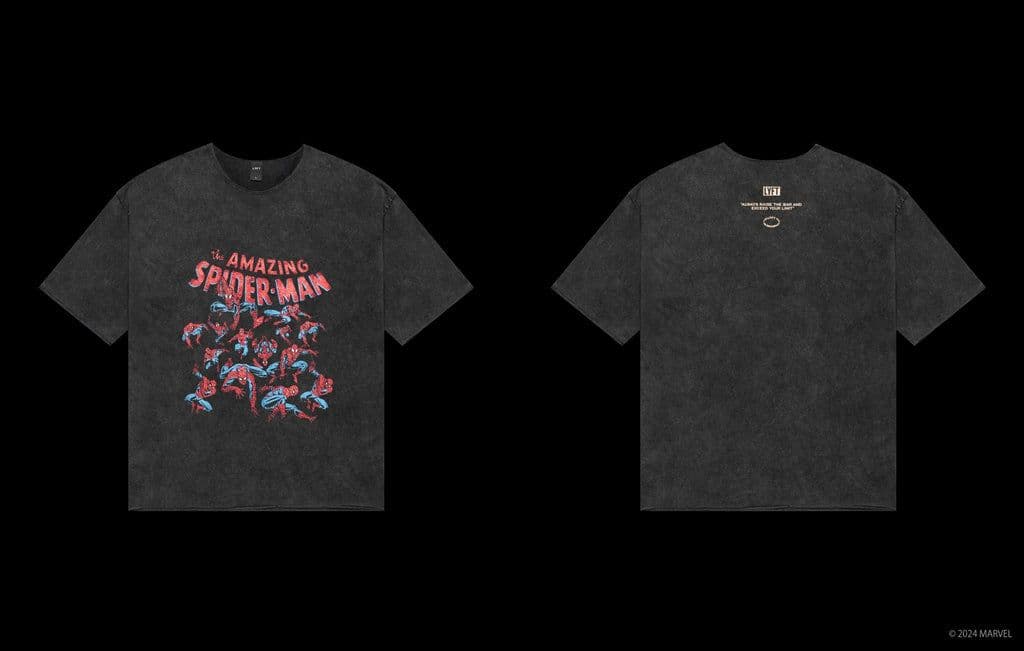 LYFT スパイダーマン Tシャツ Lサイズ グレー