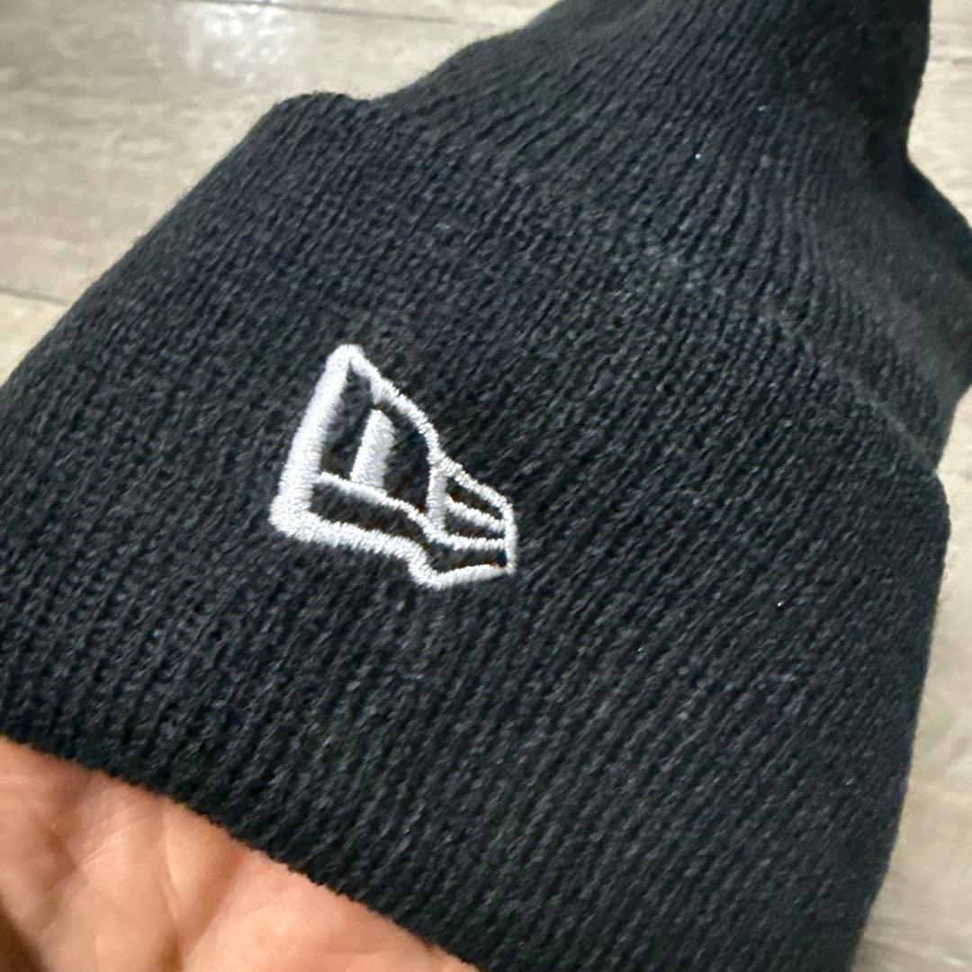 美中古 Supreme Box logo 刺繍ロゴ ニット帽 黒ビーニー