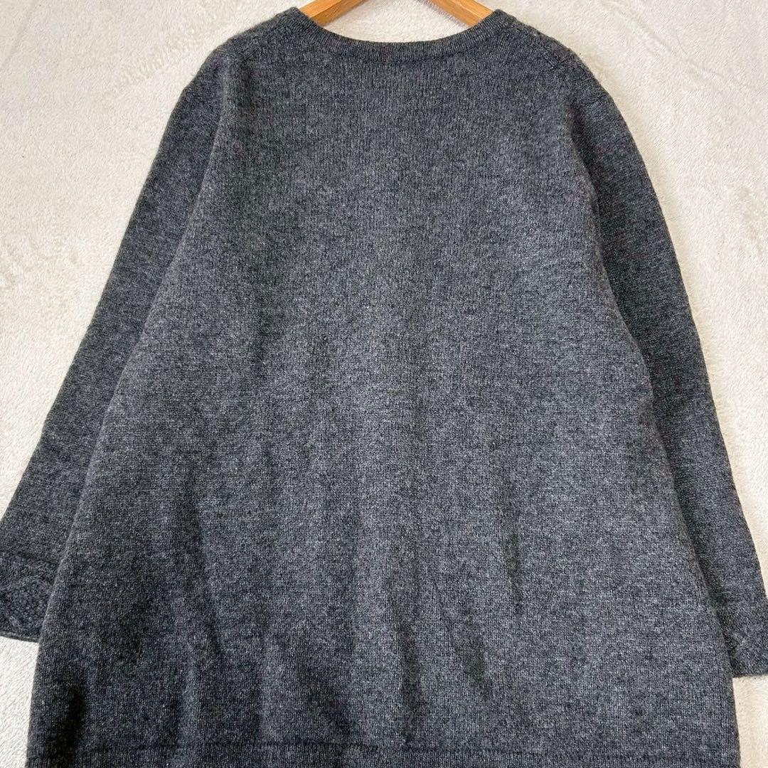 レリアン 13+ カシミヤ混 カーディガン ケーブル 日本製 レディース XL