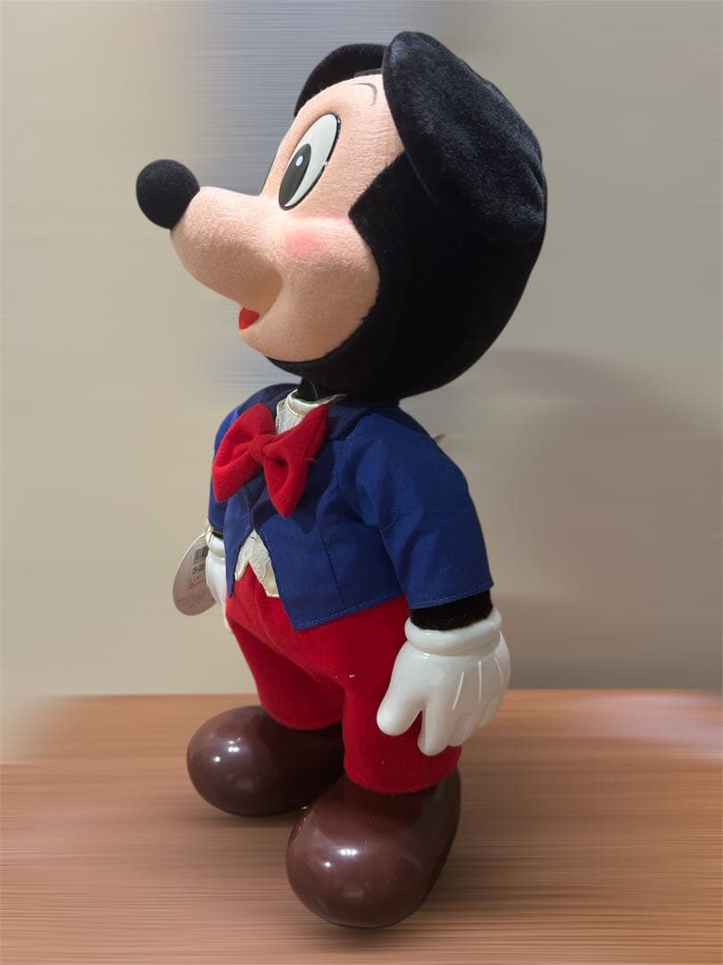 【えいちゃん】昭和レトロSANKYO 首振りミッキーマウス オルゴール