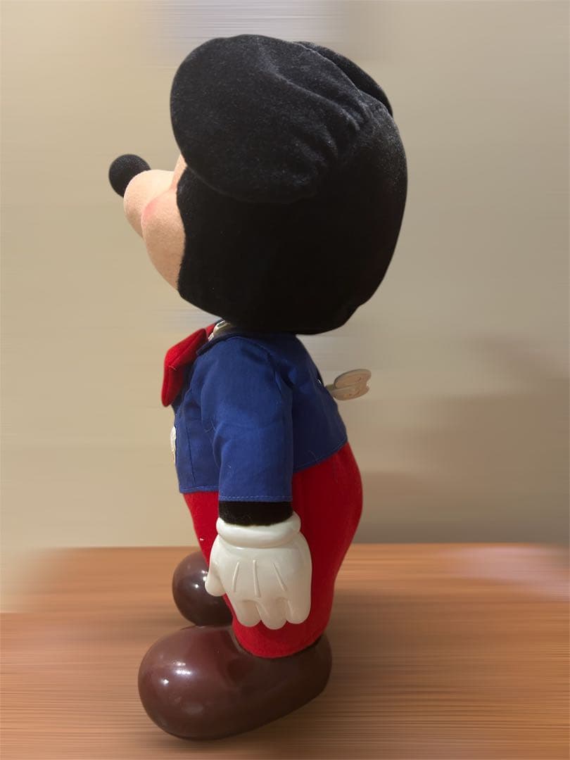 【えいちゃん】昭和レトロSANKYO 首振りミッキーマウス オルゴール