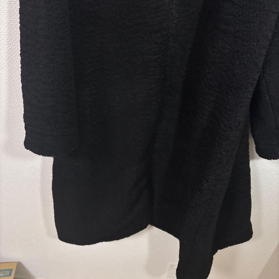 LASUD ファーボアコート　ブラック　未使用品　サイズ9号　定価34000円