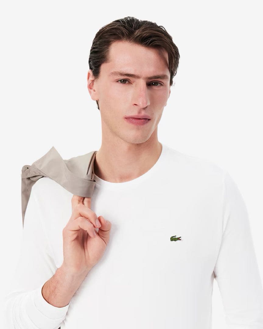 【新品】LACOSTE Tシャツ 長袖 カットソー ロンT