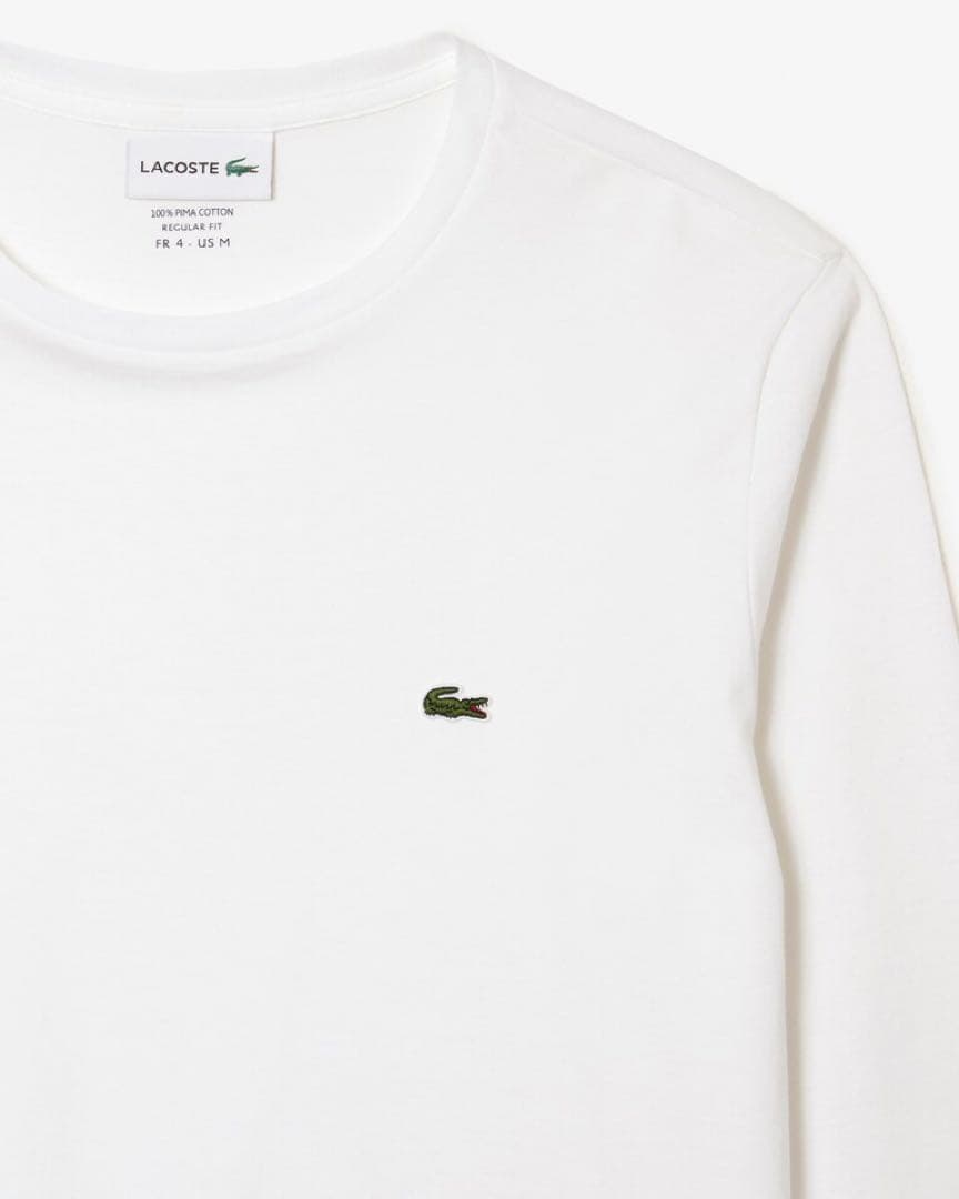 【新品】LACOSTE Tシャツ 長袖 カットソー ロンT