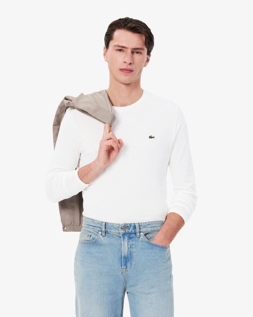 【新品】LACOSTE Tシャツ 長袖 カットソー ロンT