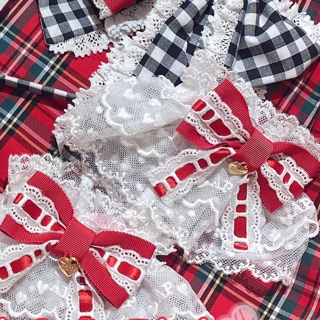 angelic pretty♡おめかしはしごレースお袖とめ ヘッドドレスセット