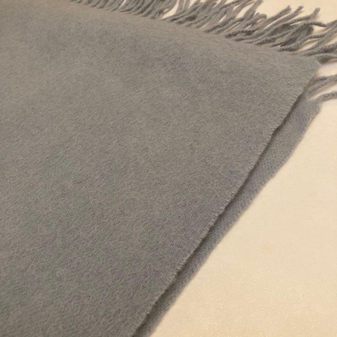 Loro Piana アイスブルー カシミヤ100%マフラー