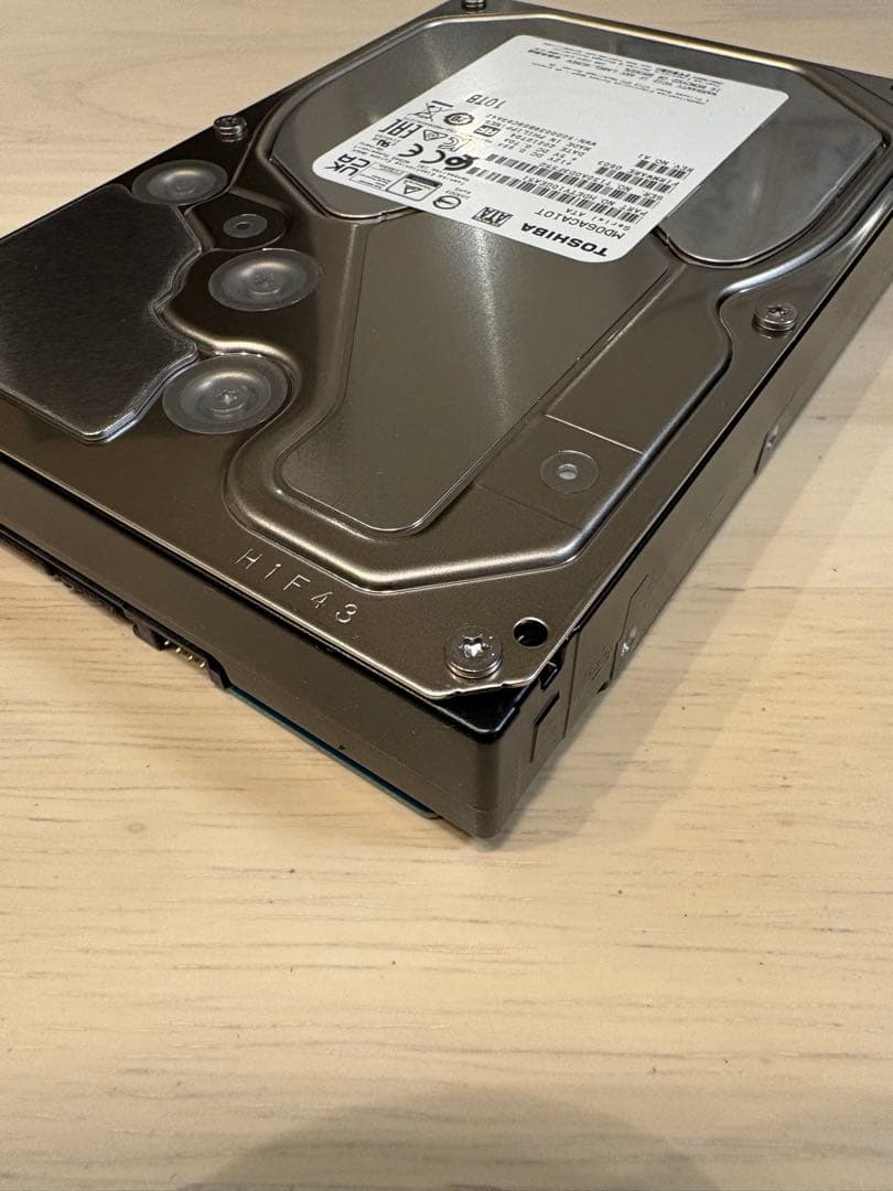 TOSHIBA 内蔵HDD 10TB MD06ACA10T 新品未使用 箱なし