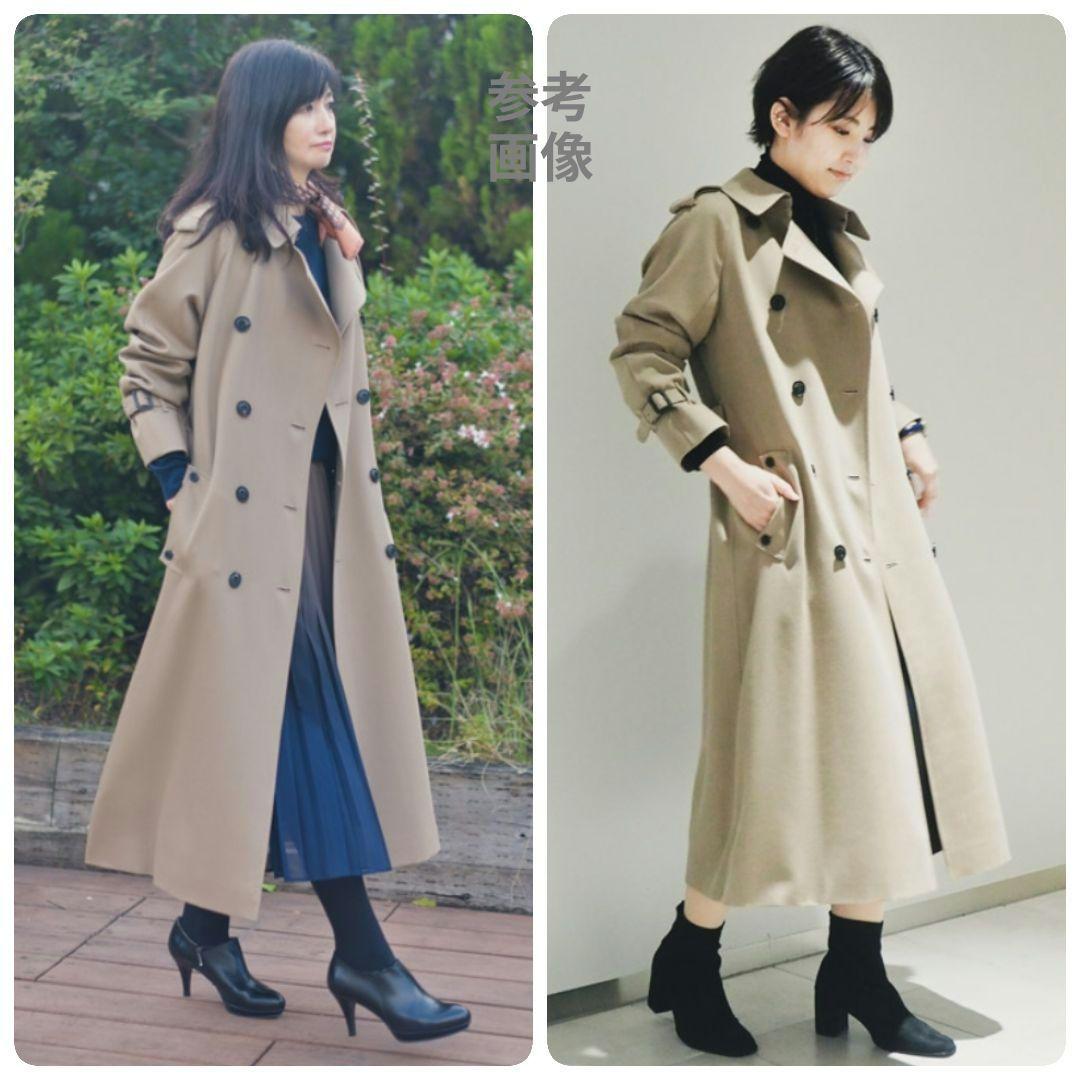 周年特別モデル激レア【極美品】アクアスキュータム ウールギャバジントレンチコート