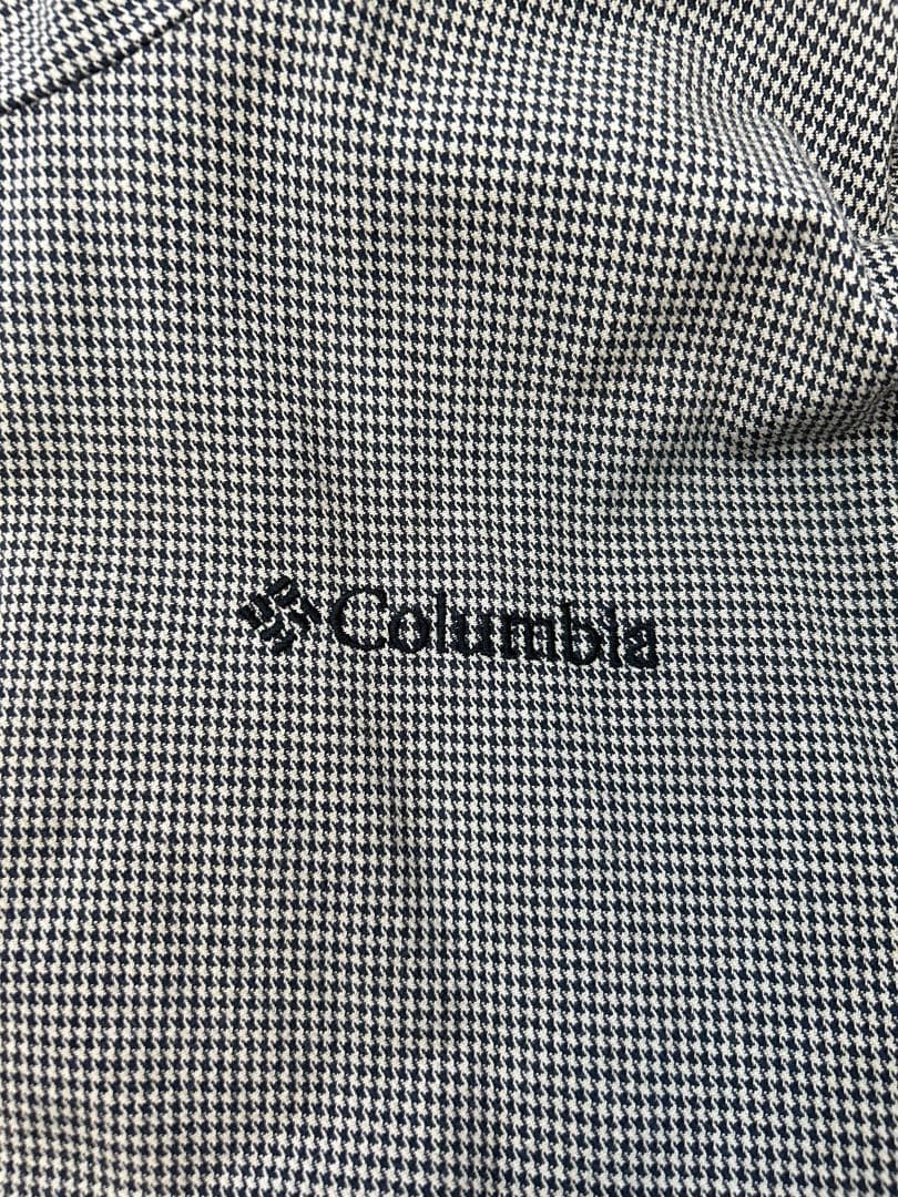 Columbia フードジャケット　千鳥柄　M 在原みゆ紀　00s