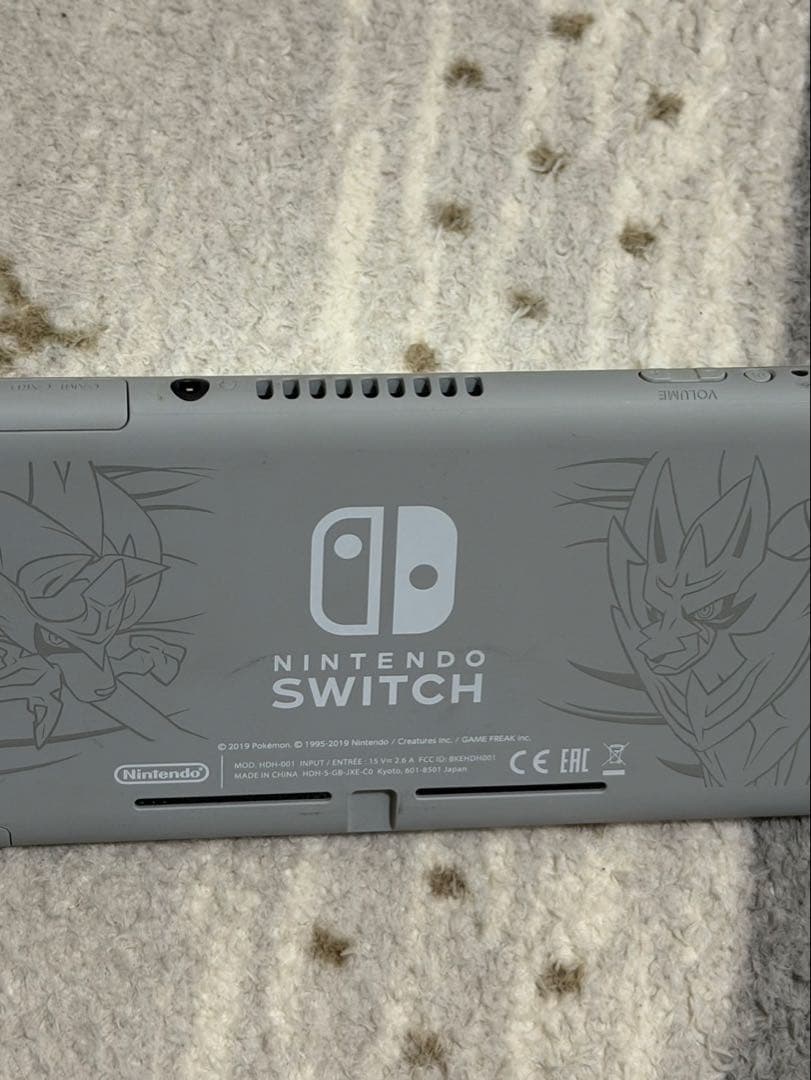 Nintendo Switch Lite グレー カバー付き