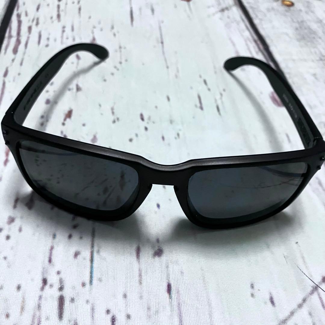 【ふん 】OAKLEY HOLBROOK 偏光サングラス マットブラック