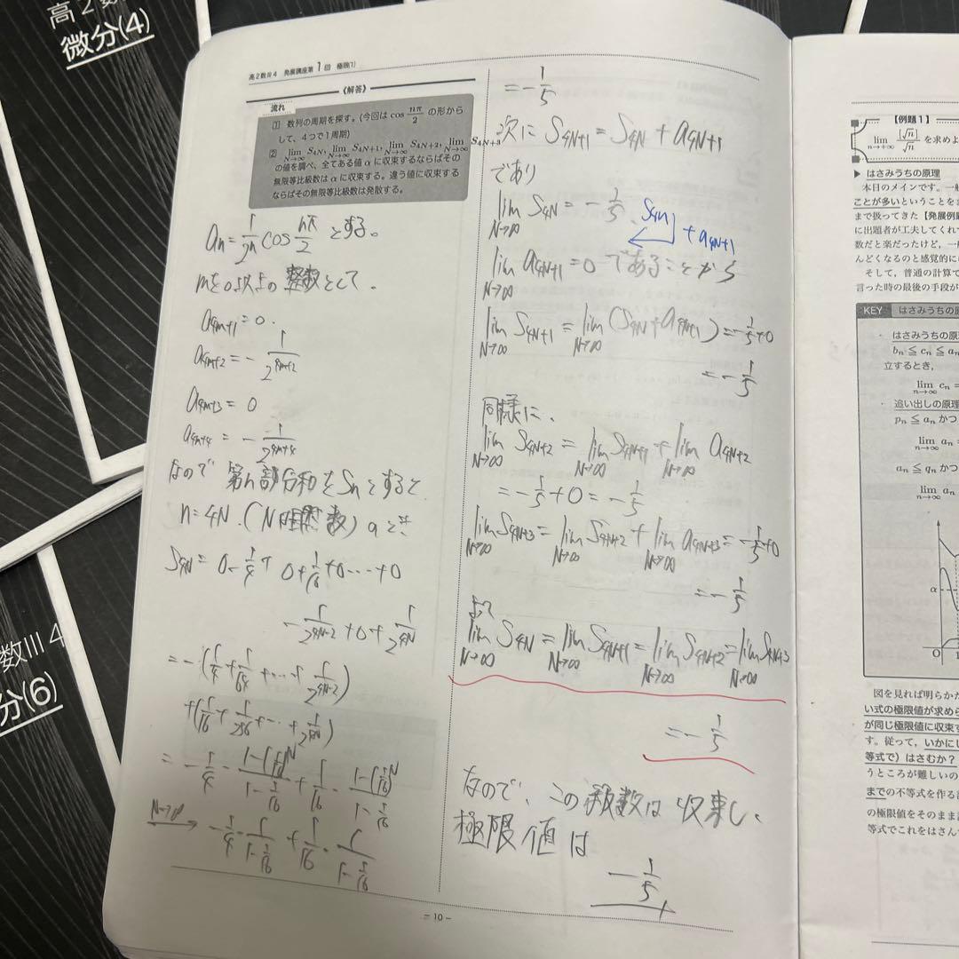 鉄緑会　高2数学発展講座第1〜13回　数Ⅲ