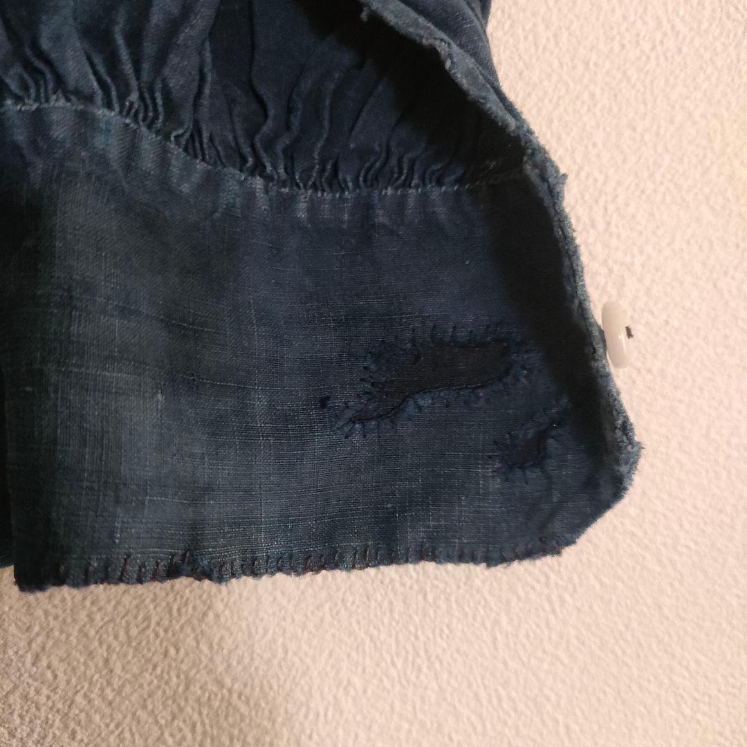ジャケット・アウター 1900s antique biaude indigo linen smock