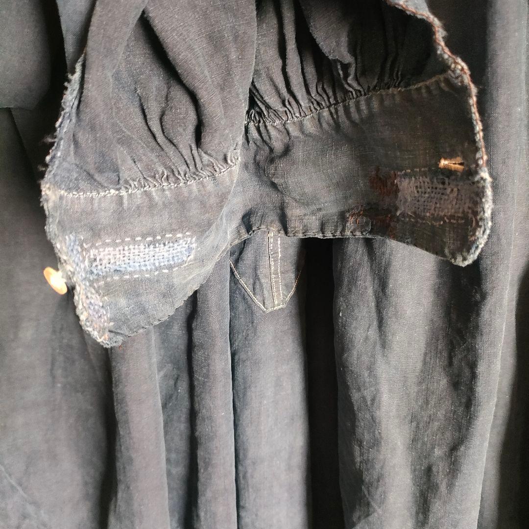 ジャケット・アウター 1900s antique biaude indigo linen smock