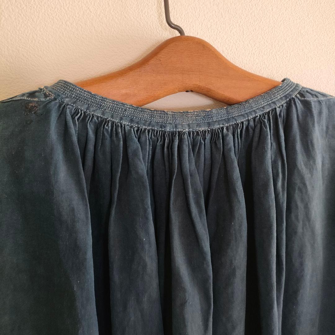 ジャケット・アウター 1900s antique biaude indigo linen smock