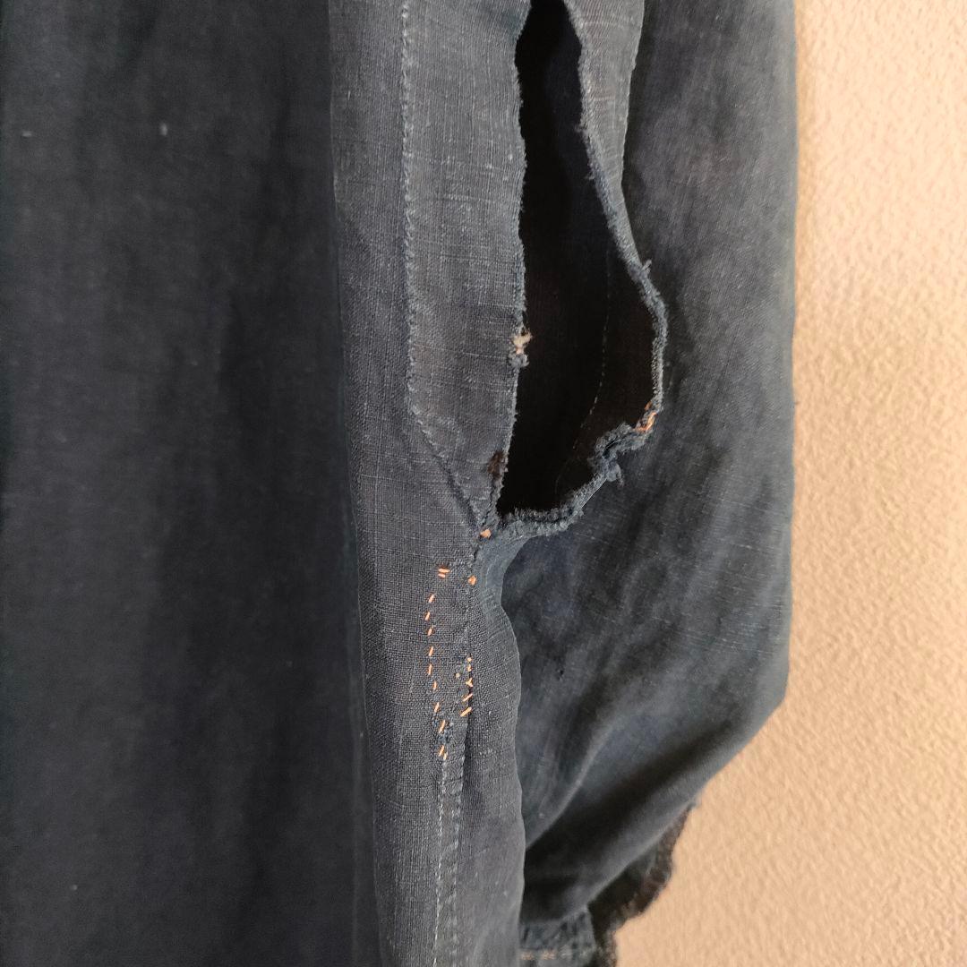 ジャケット・アウター 1900s antique biaude indigo linen smock