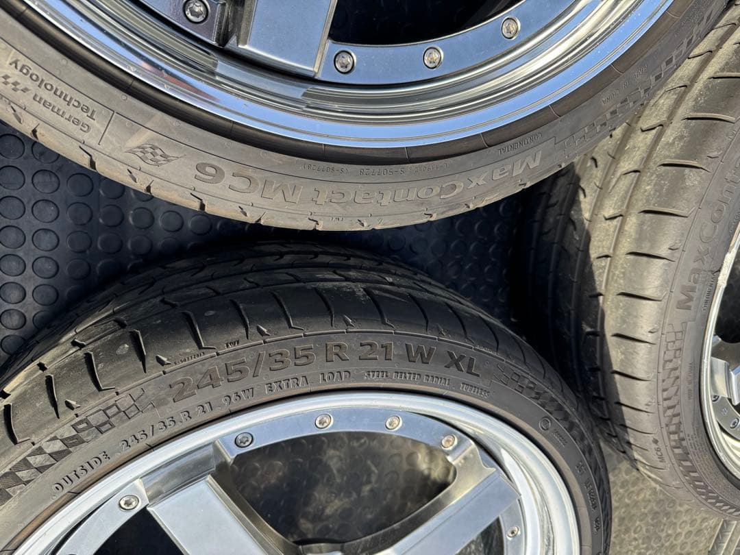 タイヤホイール　VERZ KCV03 21インチ 引取り歓迎！