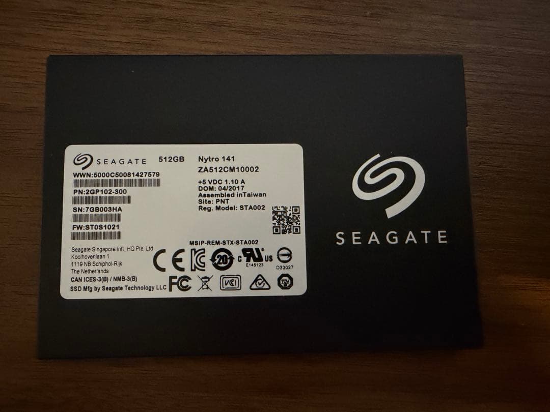 中古SSD３点セット　ジャンク扱い